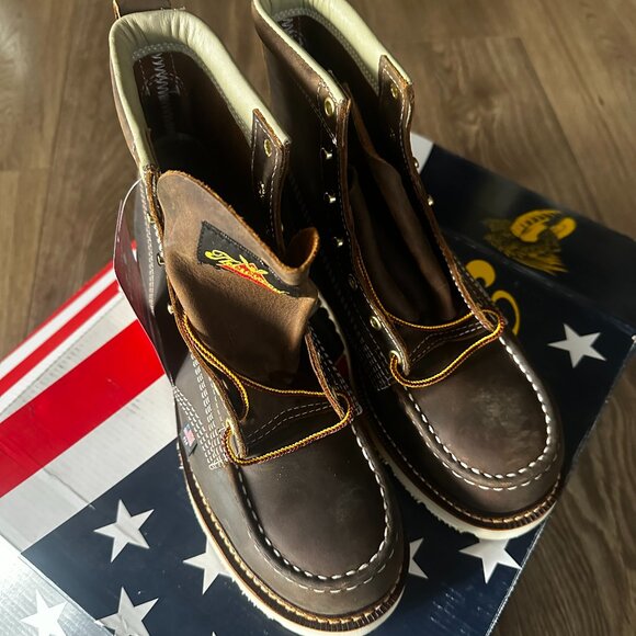 Men's Thorogood 6" Steel Toe Work Boot (U.S.A.) 804-4375 - Picture 2 of 9